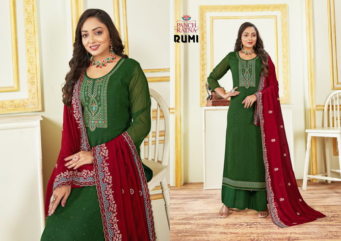 Rumi By Panch Ratna Georgette Designer Salwar Suits Wholesale Price In Surat